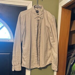 Boss Men's Beige Shirt Jacket